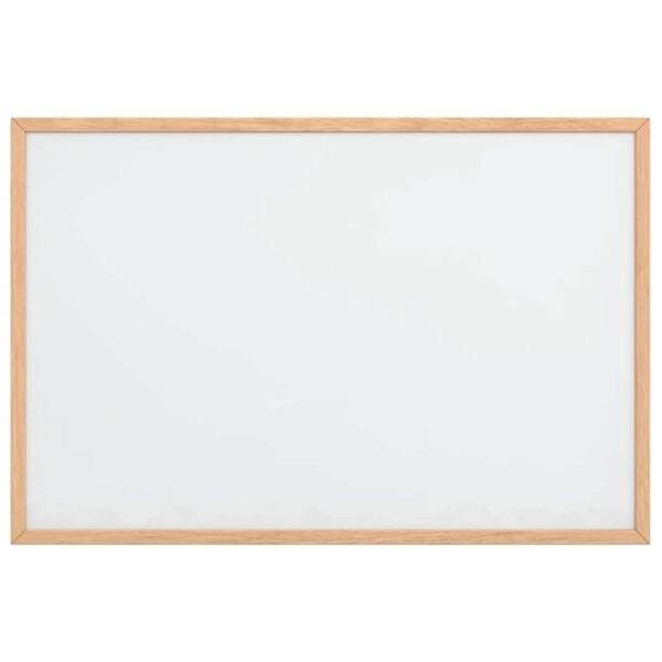 vidaXL Magnetisk whiteboardtavle med ramme i heltre furu 60x40 cm