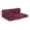 vidaXL Palle sofa pute Marron stoff