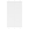 vidaXL plisségardin Hvit 115x200 cm Stoff Bredde 114,4 cm Polyester