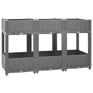vidaXL H&oslash;ybed 120x40x71 cm polypropylen