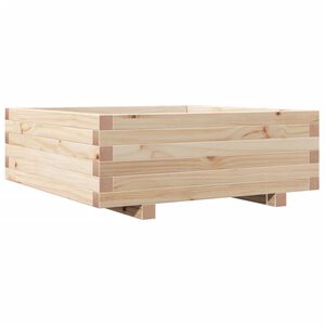 vidaXL Plantekasse 70x70x26,5 cm heltre furu