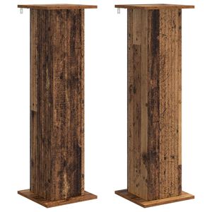 vidaXL Planteholder 2 pcs Gammelt tre 30,5 x 30 x 100,5 cm