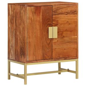 vidaXL Skjenk 60x35x75 cm heltre akasie