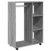 vidaXL Garderobe gr&aring; sonoma 80x40x110 cm konstruert tre
