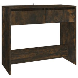 vidaXL Konsollbord r&oslash;kt eik 89x41x76,5 cm konstruert tre