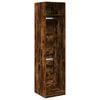 vidaXL Garderobe r&oslash;kt eik 50x50x200 cm konstruert tre