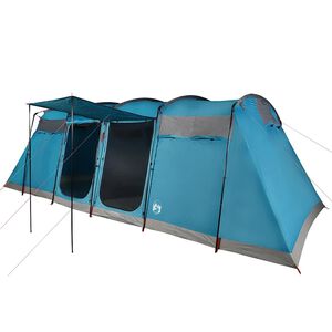 vidaXL Tunneltelt for camping 8 personer bl&aring; vanntett