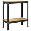vidaXL Arbeidsbenk Svart 81 x 41 x 91 cm Ingeni&oslash;rtre og metall