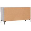 vidaXL Skoskap grå sonoma 102x35x55 cm konstruert tre