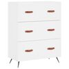 vidaXL Highboard hvit 69,5x34x180 cm konstruert tre