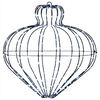 vidaXL Julefiniallys 192 LED-lys Kaldhvit Diam. 40 x 40 cm