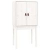 vidaXL Highboard hvit 60x40x120 cm heltre furu