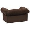 vidaXL Hundesofa med skuff brun 75x50x38 cm plysj