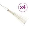 vidaXL Utend&oslash;rs julelys kinaputter 4stk flerfarget 20 cm 560 lysdioder