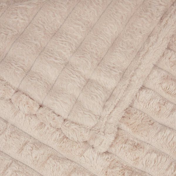 vidaXL Kastteppe Beige 240 x 220 cm Fleece