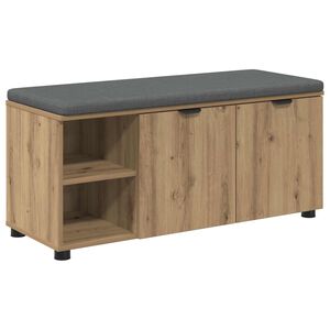vidaXL Gangbenk Artisan Eik 100 x 38 x 46 cm