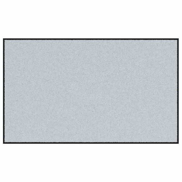 vidaXL D&oslash;rmatte Annet Gr&aring; og svart 90 x 150 cm Polypropylen og vinyl