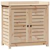 vidaXL Pottebord med hyller 82,5x50x86,5 cm heltre furu