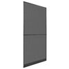 vidaXL Svingbar Insekt Skjerm Anthracite og svart 100 x 215 cm