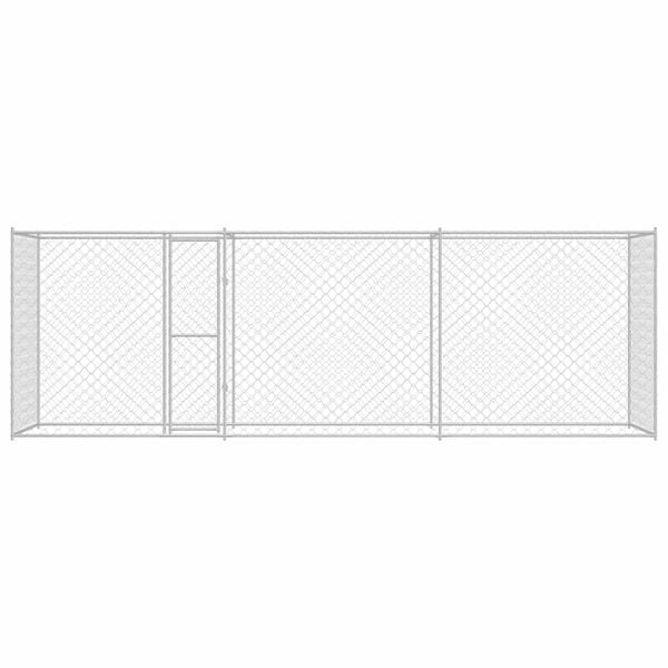 vidaXL Hundebur s&oslash;lv 600 x 200 x 200 cm Galvanisert St&aring;l