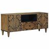 vidaXL TV-skap Brun 105 x 33,5 x 46 cm Massiv mango tre