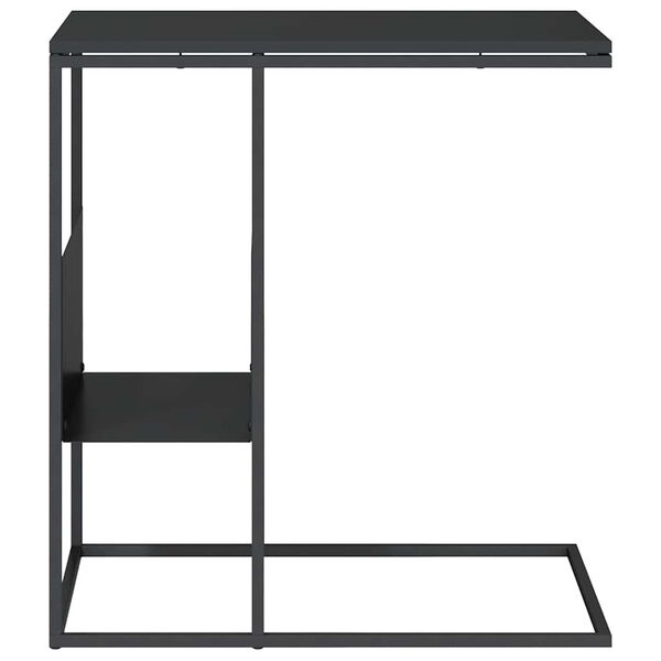vidaXL Sidebord svart 55x36x59,5 cm konstruert tre
