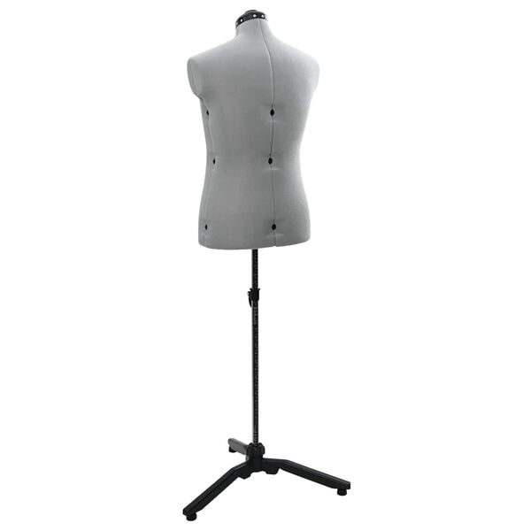 vidaXL Just&eacute;rbar kjoleform kvinne Gr&aring; 37.5-45.5 tommer stoff