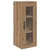 vidaXL Veggskap Artisan Eik 34,5 x 34 x 90 cm Sponplater og glass