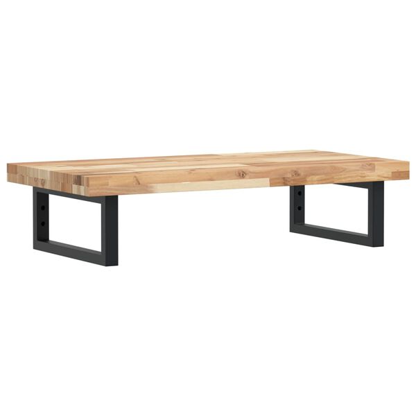 vidaXL Servanthylle veggmontert st&aring;l og heltre akasie