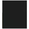 vidaXL Nattbord med LED 2 stk svart 60x35x40 cm