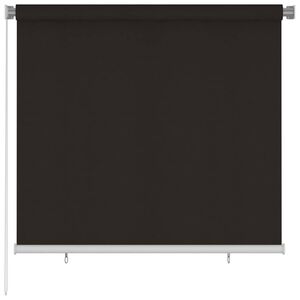 vidaXL Utend&oslash;rs rullegardin 165 (B) x 140 (H) cm brun HDPE