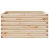 vidaXL Plantekasse 90x90x46 cm heltre furu