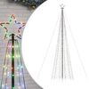 vidaXL LED Juletre med Spikes 1534 LED Fargerike 500 cm