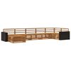 vidaXL Utend&oslash;rs sofa-sett 7 pcs Naturlig