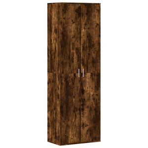 vidaXL Highboard r&oslash;kt eik 60x35x180 cm konstruert tre