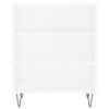 vidaXL Skjenk hvit 57x35x70 cm konstruert tre