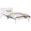 vidaXL Sengestamme Hvit 100 x 200 cm Massivt furutre
