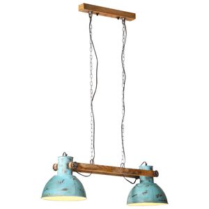 vidaXL Hengelampe 25 W denimbl&aring; 85x28x109 cm E27