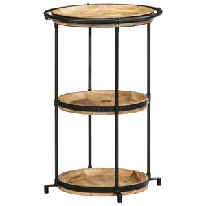 vidaXL Sidebord &Oslash;55x83 cm heltre mango