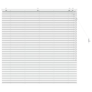vidaXL Venetiansk persienne Hvit 125 x 130 cm 35 mm