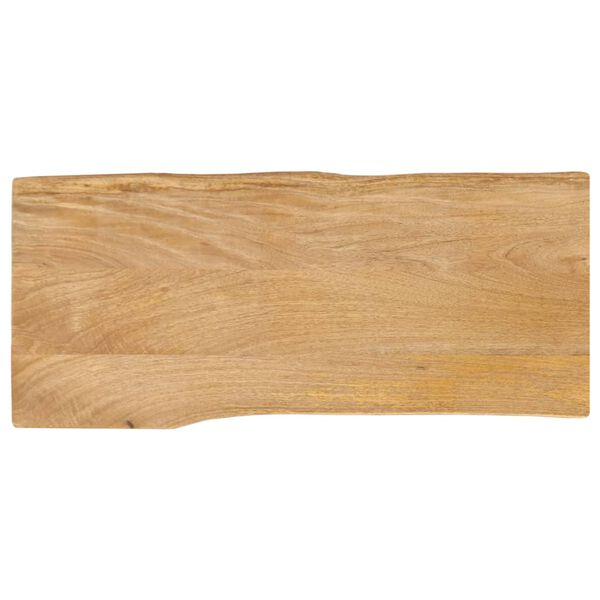 vidaXL Bordplate 80x40x3,8 cm naturlig kant heltre mango