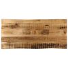 vidaXL Bordplate naturlig kant 90x40x3,8 cm grovt heltre mangotre