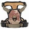 vidaXL Hundesele med b&aring;nd og krage justerbar kamuflasje brun M