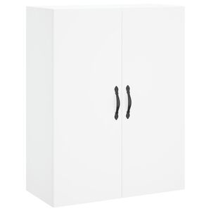 vidaXL Veggmontert skap hvit 69,5x34x90 cm konstruert tre
