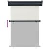 vidaXL Sidemarkise for balkong 125x250 cm kremhvit
