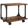 vidaXL Skiverstativ Gamle tre 41 x 28 x 33.5 cm Konstruert tre