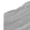 vidaXL Hodegavl med hodegjerde Grå Sonoma 75 cm Konstruert tre