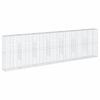 vidaXL Gabionkurv med deksel 700x50x200 cm galvanisert jern
