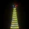vidaXL LED juletre 1544 LEDs Fargerike 500 cm