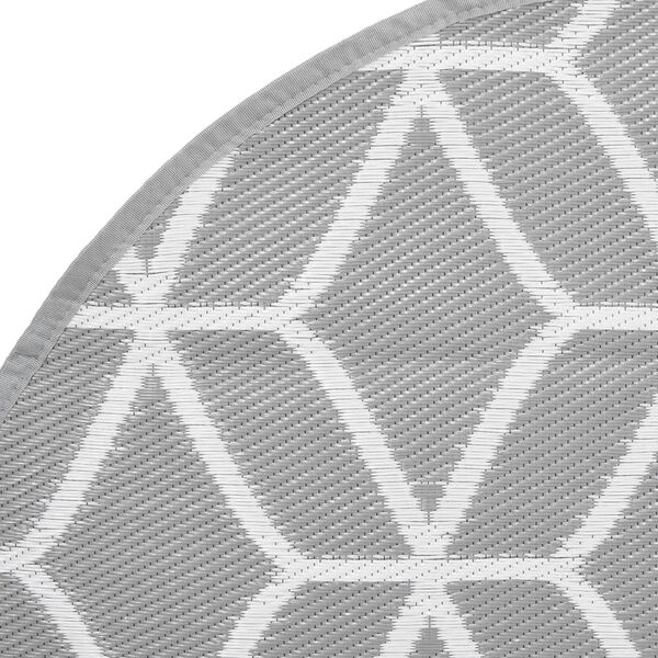 vidaXL Uteteppe ARAKIL gr&aring; &Oslash;120 cm PP